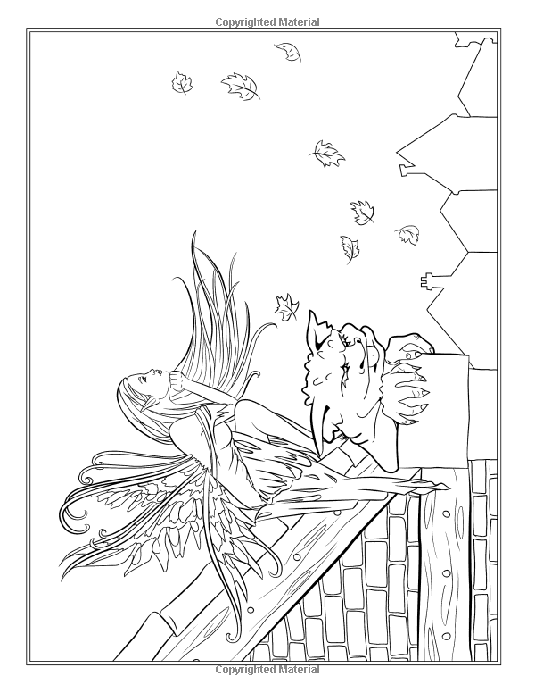 600x776 Fairy Companions Coloring Book