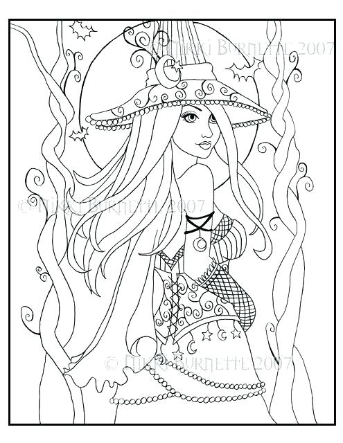 495x640 Coloring Pages For Adult Adult Coloring Page Fantasy Crystal Line