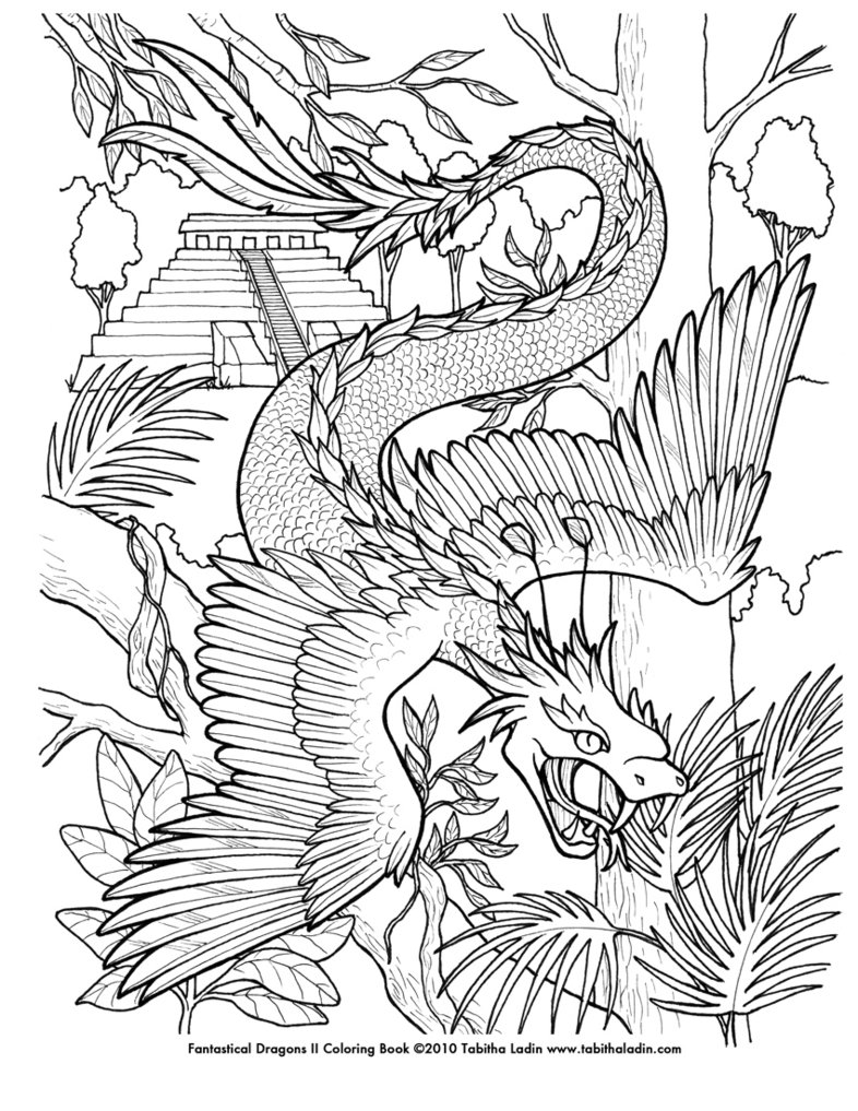 786x1017 Unparalleled Free Printable Fantasy Coloring Pages For Adults