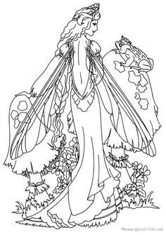 236x333 Free Fantasy Coloring Pages For Grown Ups