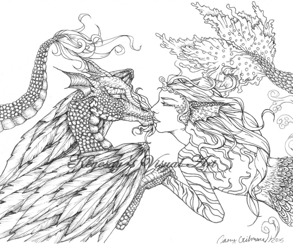 Download Fantasy Creatures Coloring Pages at GetDrawings.com | Free for personal use Fantasy Creatures ...