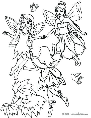363x470 Cute Fairy Coloring Pages Fairy With Cone Shaped Hat Fairies