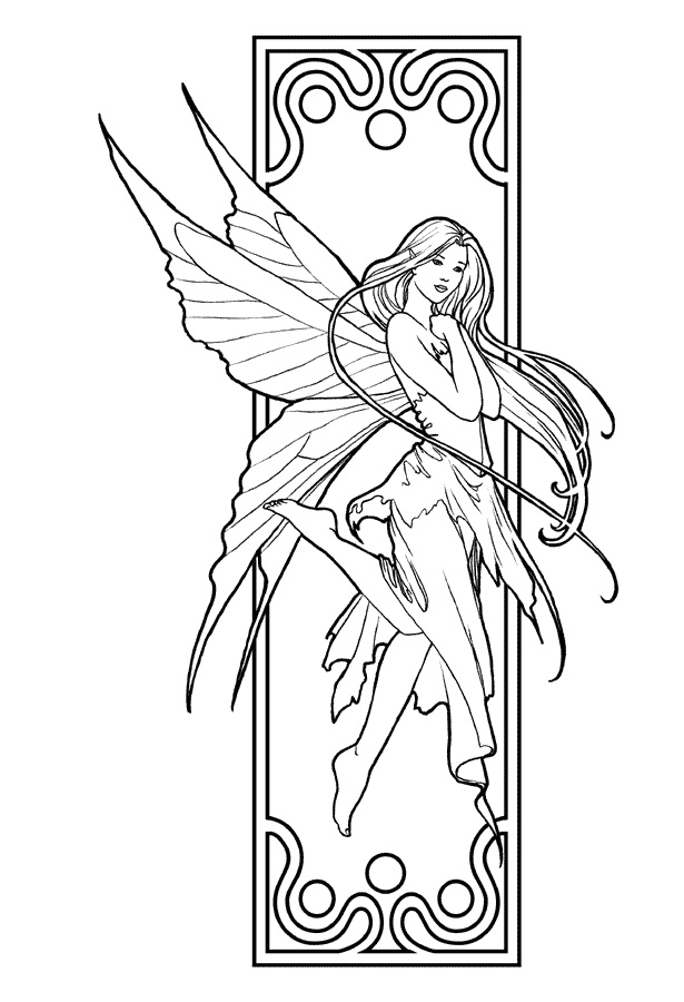 615x900 Printable Coloring Pages Of Fairies Mesmerizing Fairy Coloring