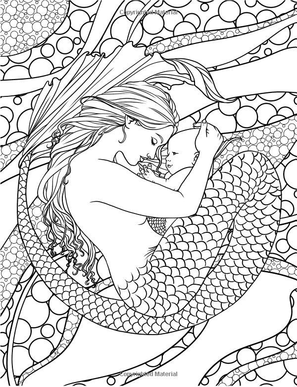 600x783 Fantasy Mermaid Coloring Pages Best Of Best Mermaids Cp Images