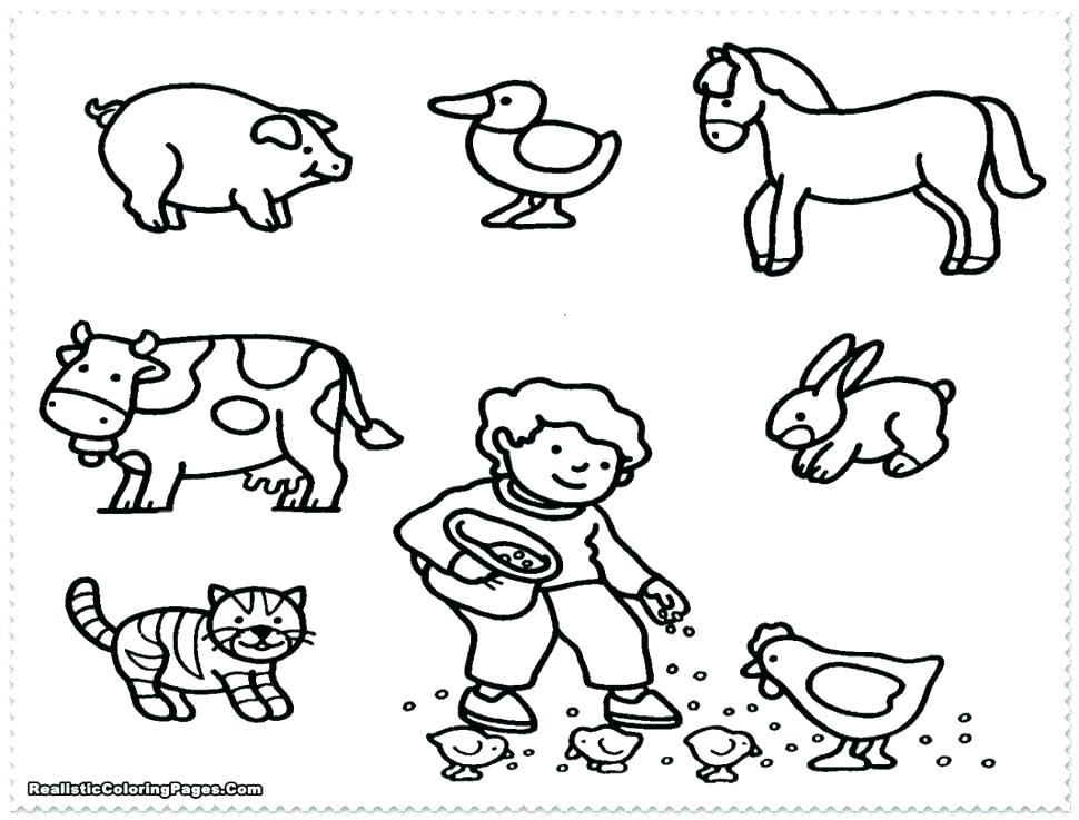 970x737 Printable Farm Coloring Pages