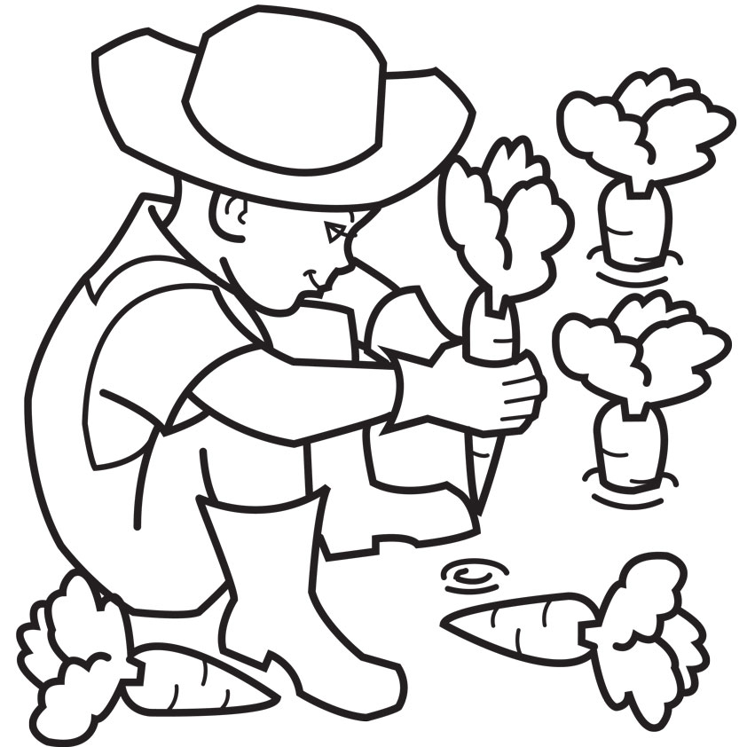 842x842 Farm Coloring Pages For Kids Many Interesting Cliparts