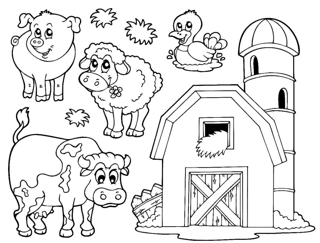 1024x777 Interesting Free Printable Pictures Of Animals Farm Animal