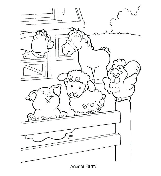652x713 Farm Animal Colouring Pages Free Kids Coloring Printable Farm