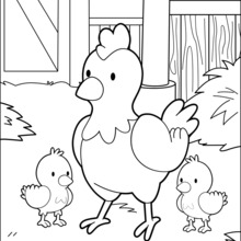 220x220 Farm Animal Coloring Pages