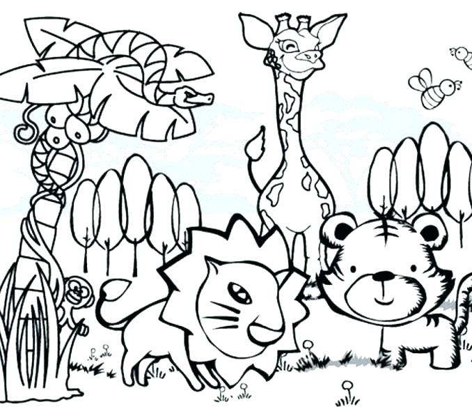 678x600 Printable Farm Animal Coloring Pages Free Printable Animal