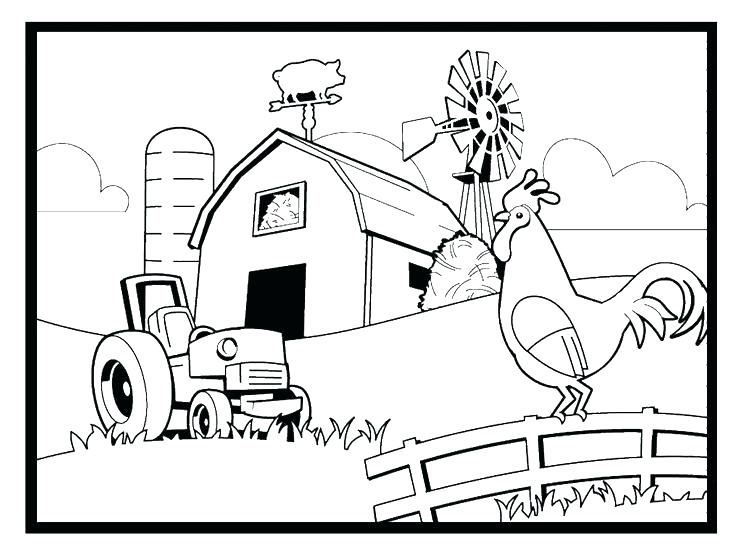 736x551 Free Farm Coloring Pages Also Ideal Free Farm Coloring Pages Image
