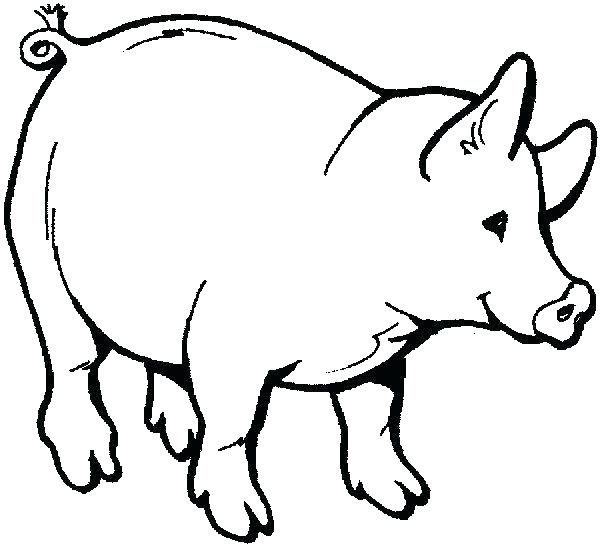 600x547 Free Printable Farm Animals Masks Coloring Pages To Print