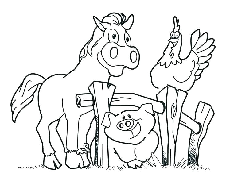 736x590 Farm Coloring Pages Free Free Printable Coloring Pages Animals