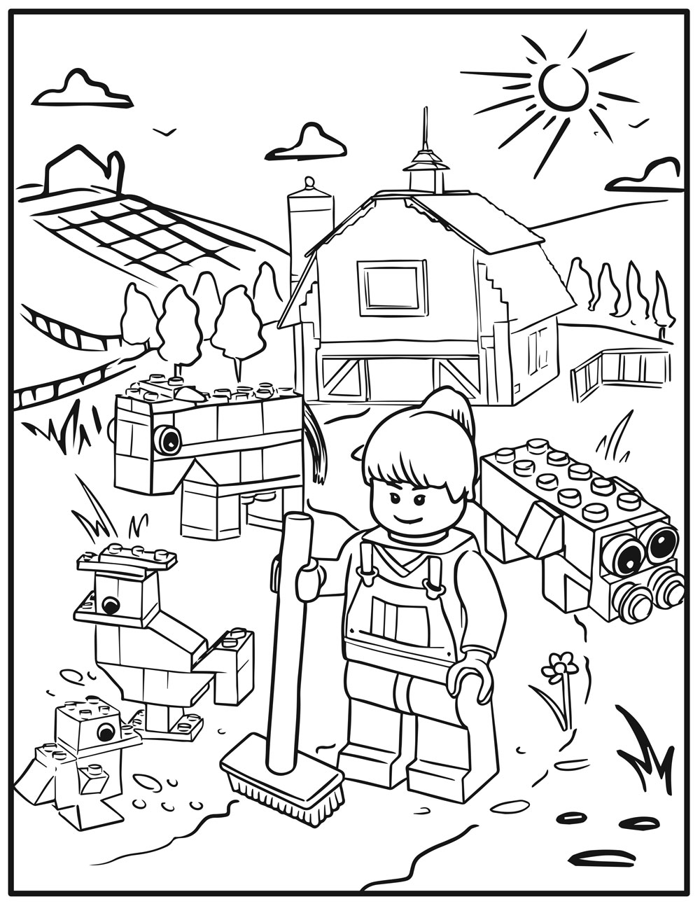 1000x1294 Lego Inspired Printable Coloring Pages Costume Supercenter Blog