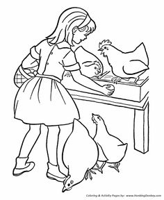 236x288 Coloring Page On The Farm Kid Things Farming, Farm