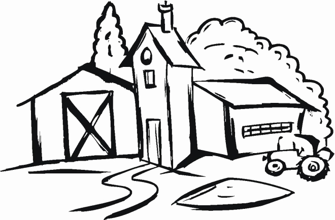 660x434 Farm House Coloring Pages Coloring Pages Houses S