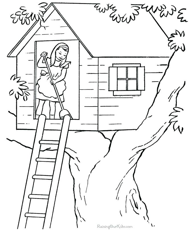 670x820 Job Coloring Pages House Coloring Sheets House To Color These Free