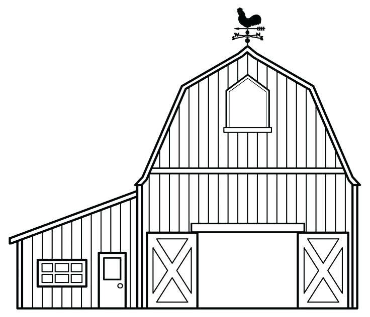 736x632 Barn Coloring Sheets Farm House Coloring Pages Pin Barn Web