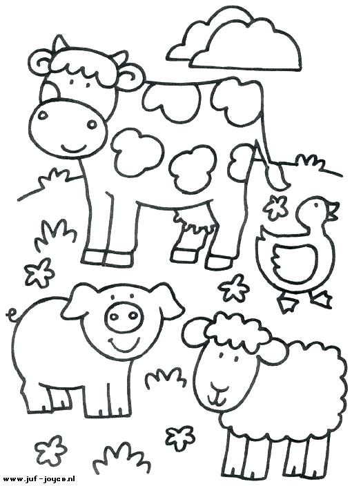 510x704 Farm Coloring Pages Farm Animal Coloring Pages Unique Farm