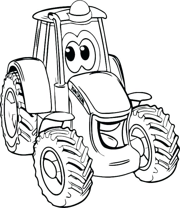618x714 Coloring Pages Tractors Coloring Pages Tractor Coloring Pages