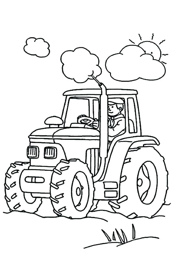 600x857 Coloring Pages Tractors John Coloring Pictures Stunning Ideas