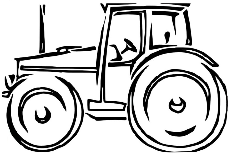 901x583 Tractor Coloring Pages