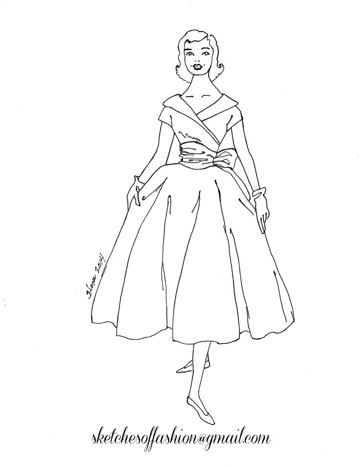736x956 Fashion Coloring Pages Casual Fashion Coloring Pages For Girls