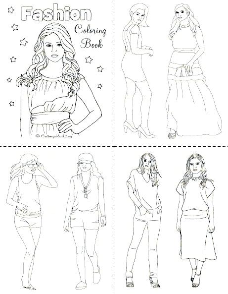 461x593 Fashion Coloring Books And Fashion Coloring Book Inspired Fashions