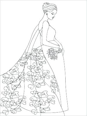 301x400 Fashion Coloring Pages To Print Fashion Design Coloring Pages Free