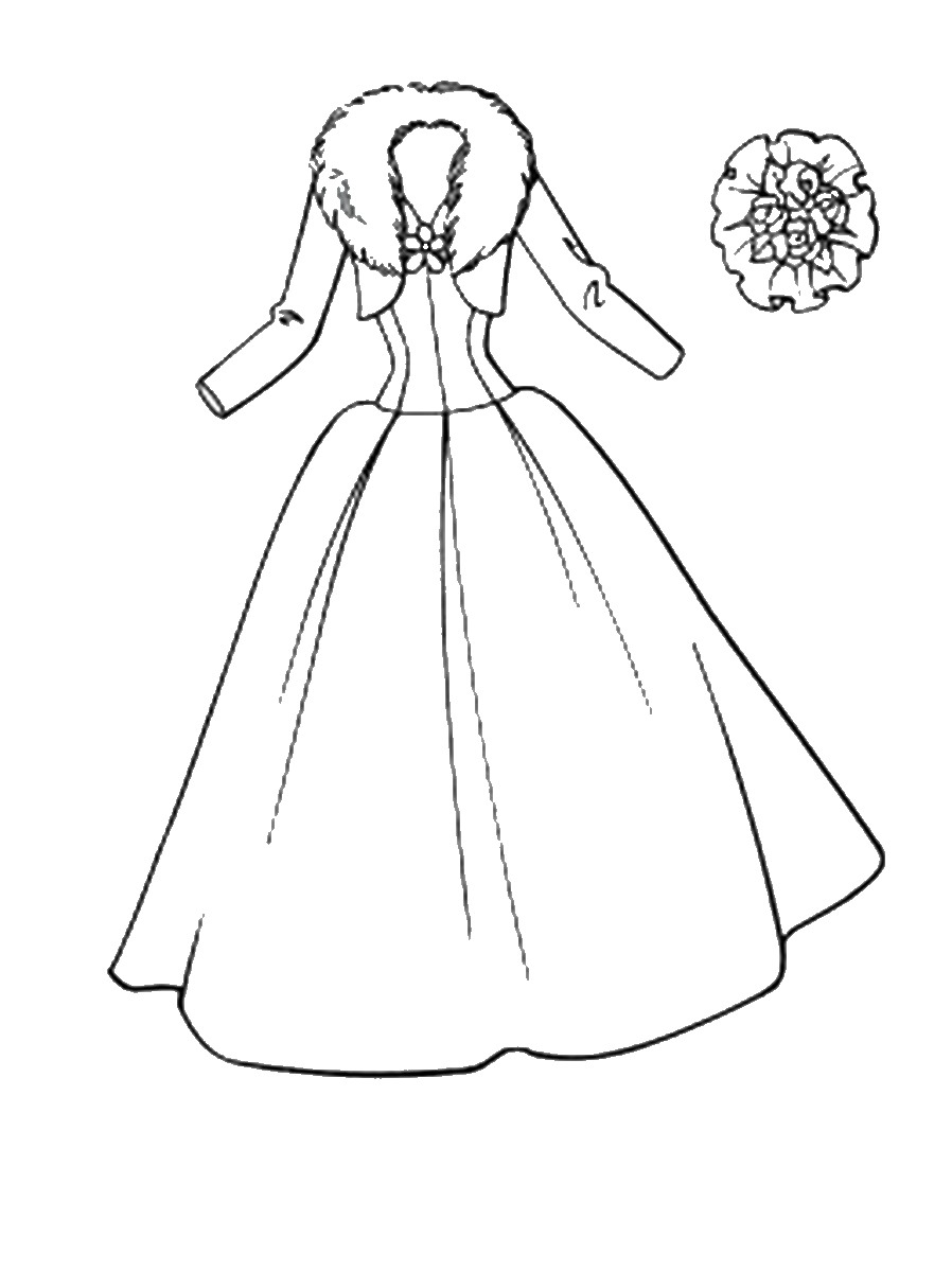 898x1200 Kids Fashion Dress Coloring Pages Printable Coloring Book