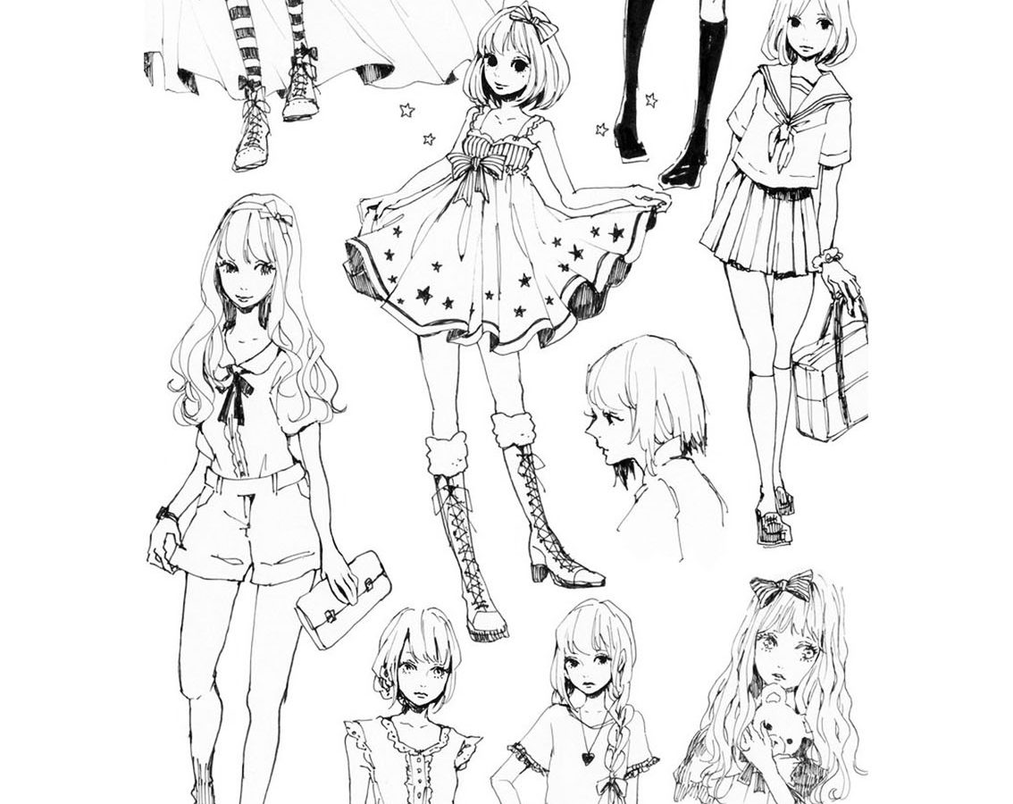 1134x900 Fashion Coloring Pages For Adults In Humorous Page Barbie