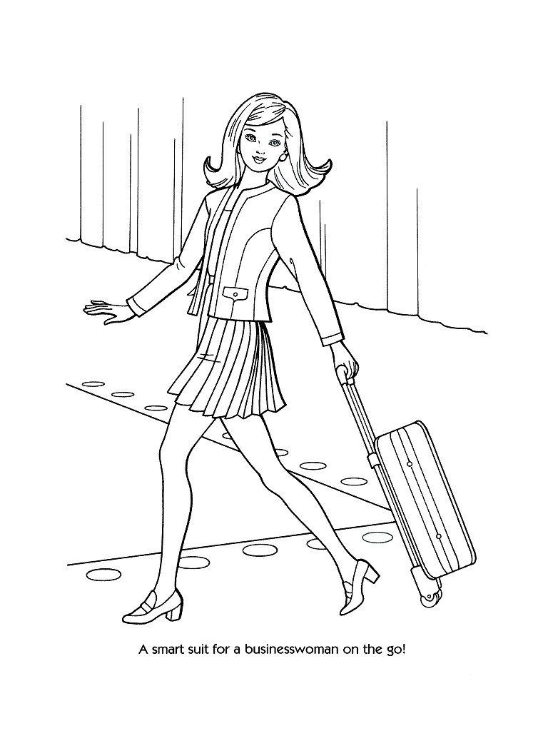 768x1024 Top Model Biz Coloring Pages Train Colouring Fashion Printable