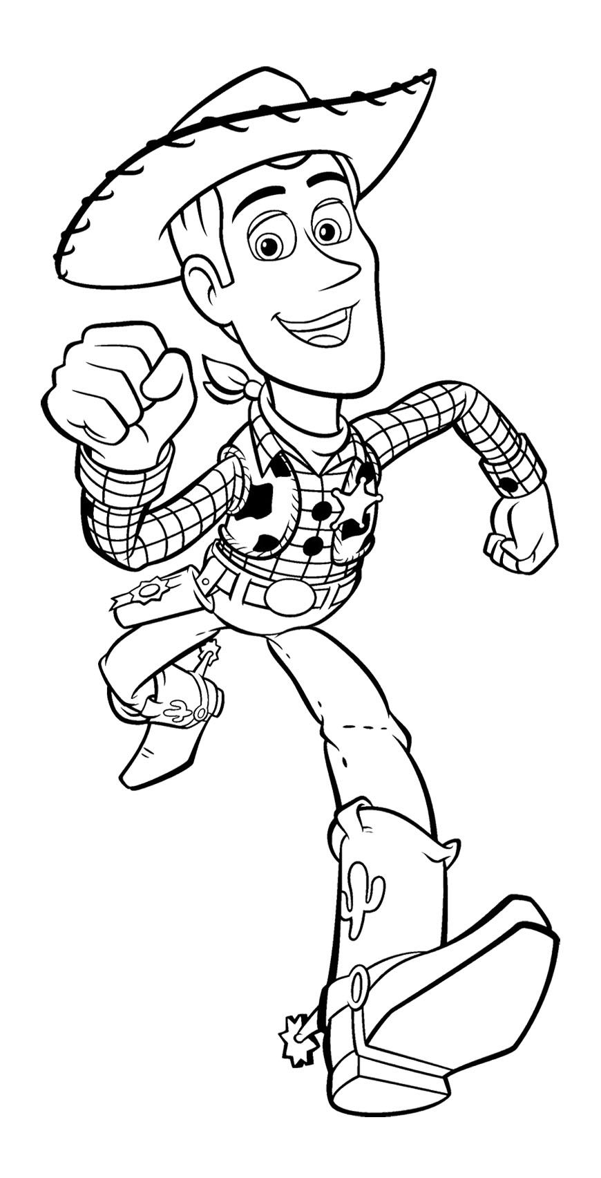 870x1704 Toy Story Woody Runs Fast Coloring Page For Kids Kids Coloring