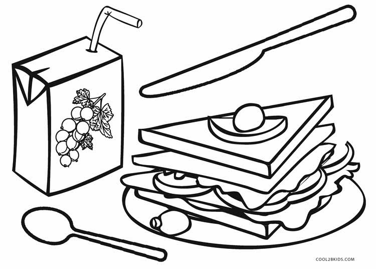 750x536 Free Printable Food Coloring Pages For Kids