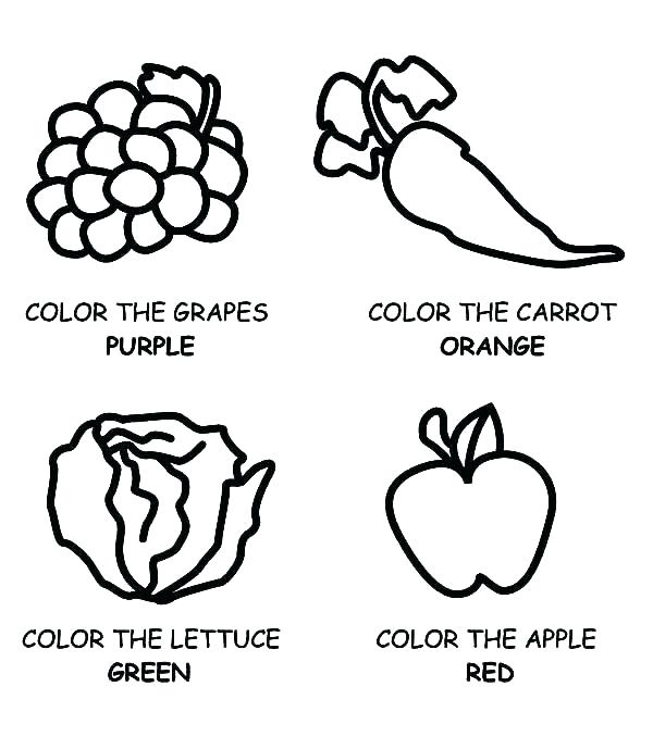 600x689 Good Fast Food Coloring Pages Or Healthy Printable Logos