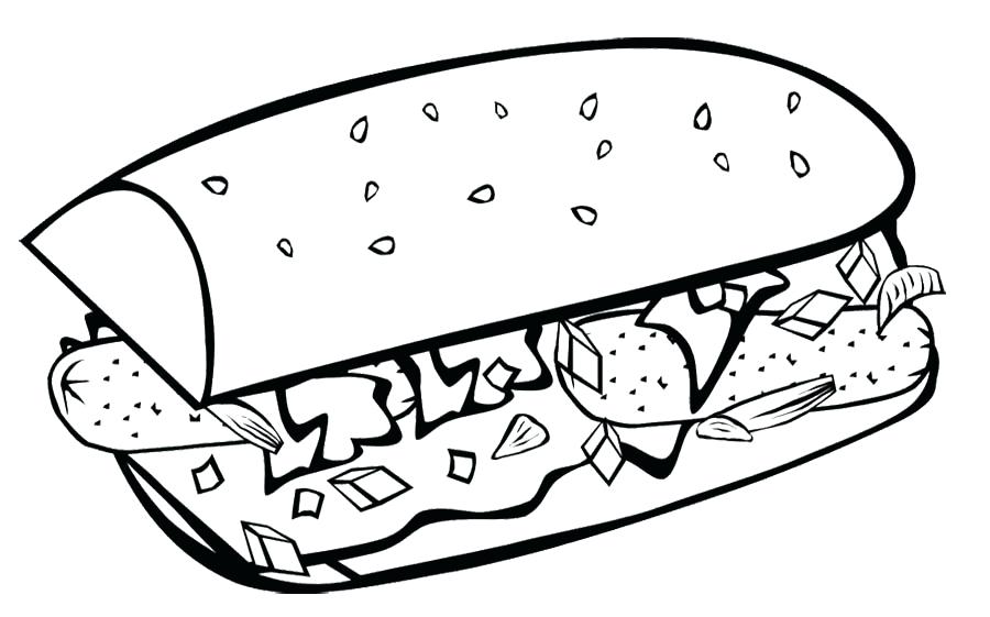 900x561 Junk Food Coloring Pages