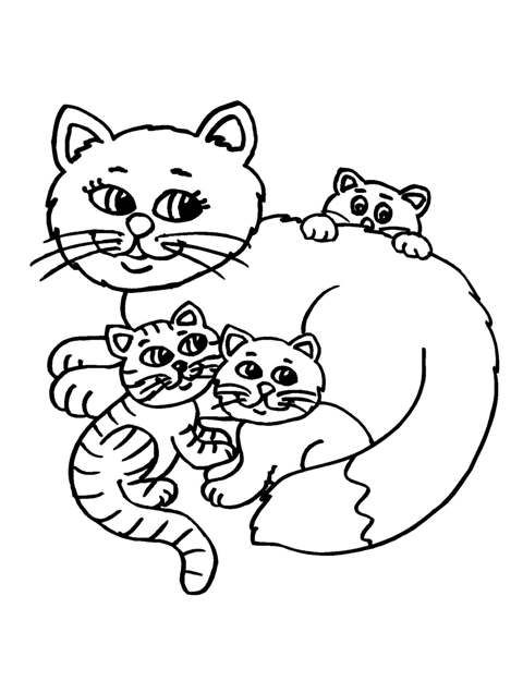 480x625 Fat Cat Coloring Pages For Kids