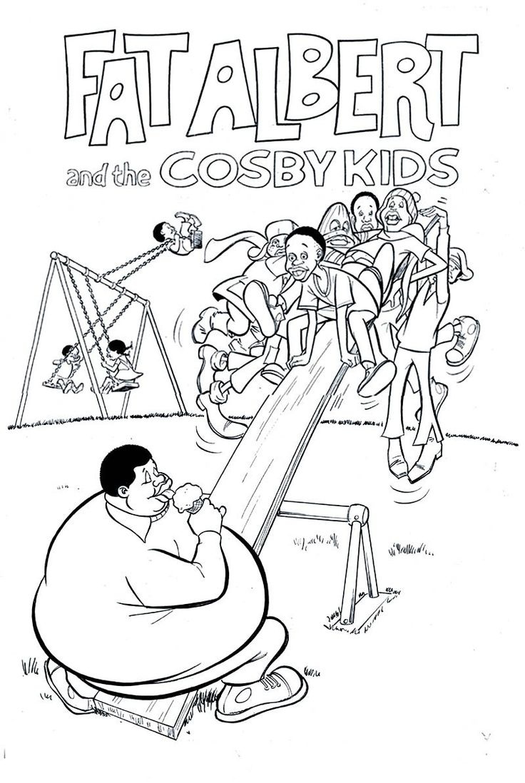 736x1098 Fat Albert Cartoon Coloring Pages To Print Coloring Sheets