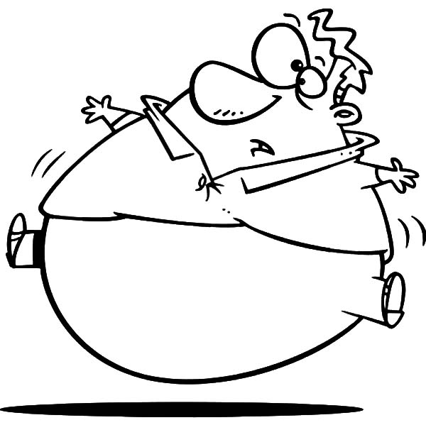 600x630 Fat Boy Look Like Balloon Coloring Pages