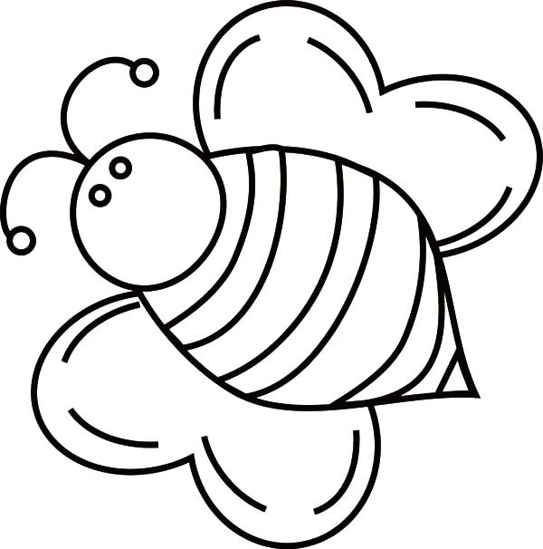600x606 Bumble Bee Coloring Pages Fat Bumble Bee Coloring Pages Best Place