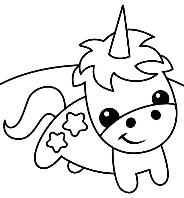 594x640 Free Unicorn Coloring Pages Coloring Pages Of Unicorns Baby