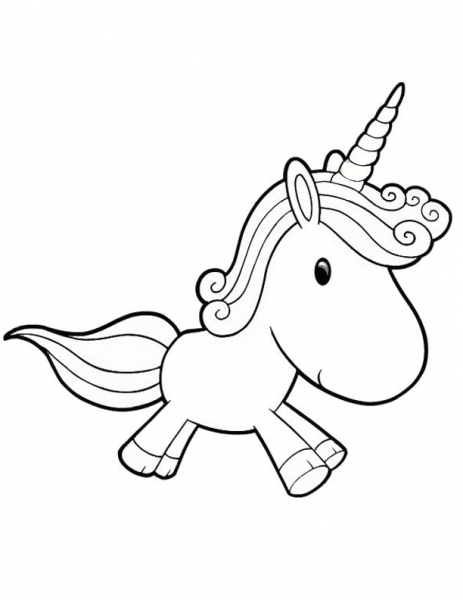 463x600 Coloring Pages Unicorns