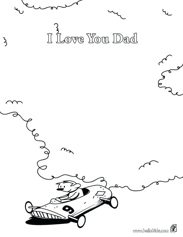 728x941 Coloring Pages For Dad Happy Birthday Dad Coloring Pages I Love