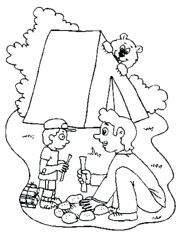 600x831 Father Son Coloring Pages Mother With A Little Son Father