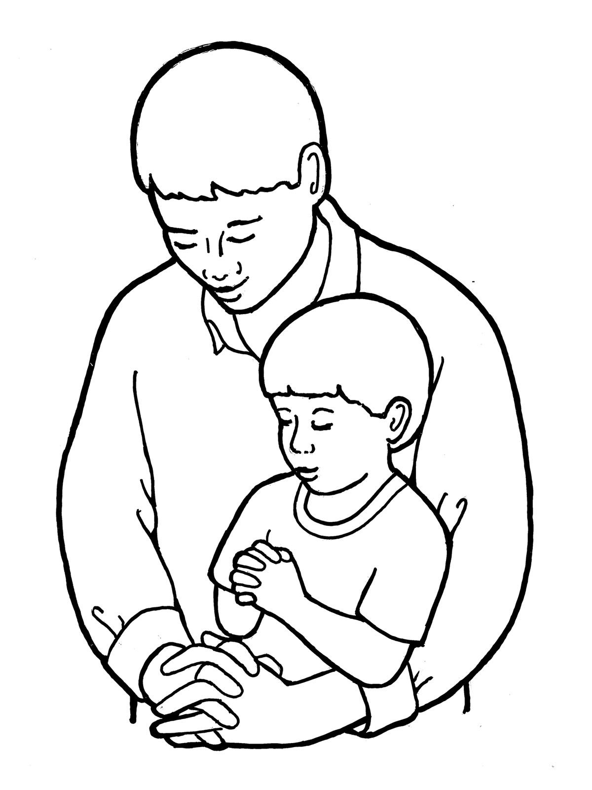 1200x1600 Symbols For Father Son Within Coloring Pages For Father