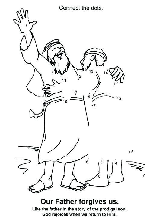 540x733 Father And Son Coloring Pages