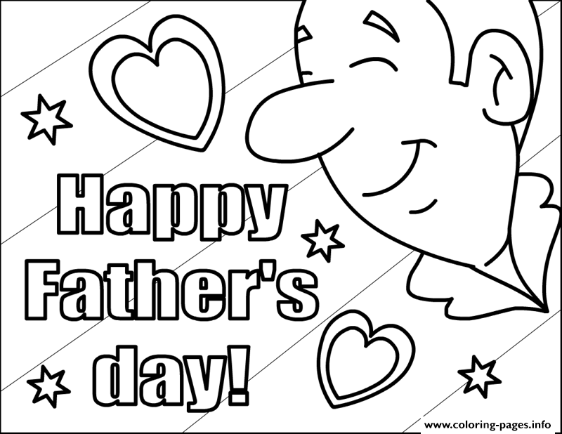 800x618 Happy Fathers Day For Kids Coloring Pages Printable