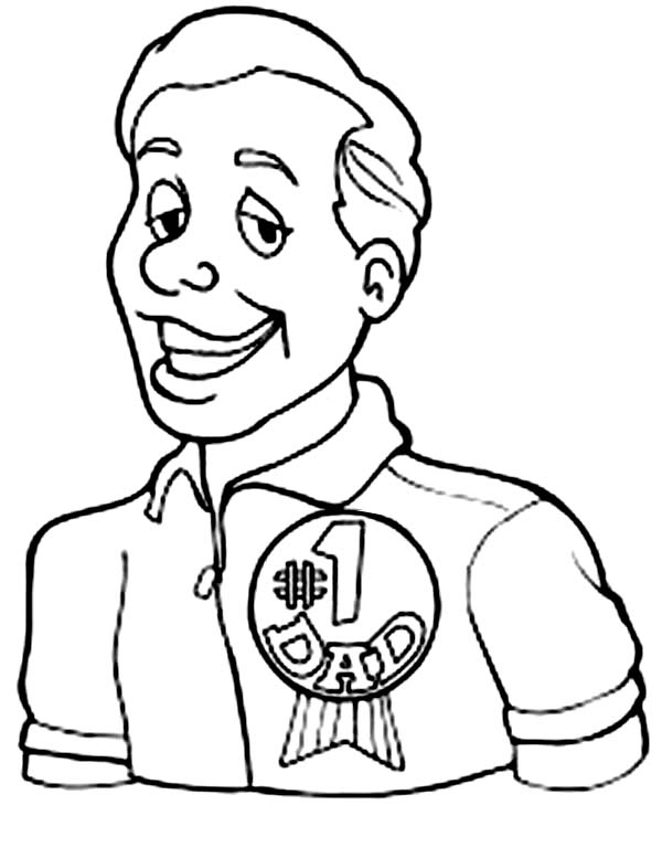 600x777 Dad Coloring Page Free Download