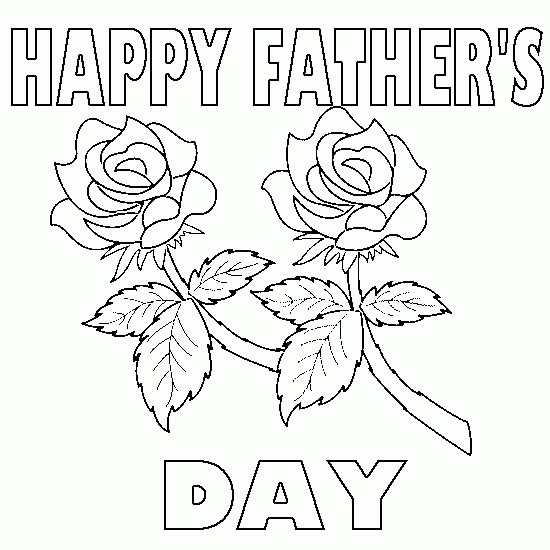 550x550 Happy Fathers Day Coloring Pages Printable
