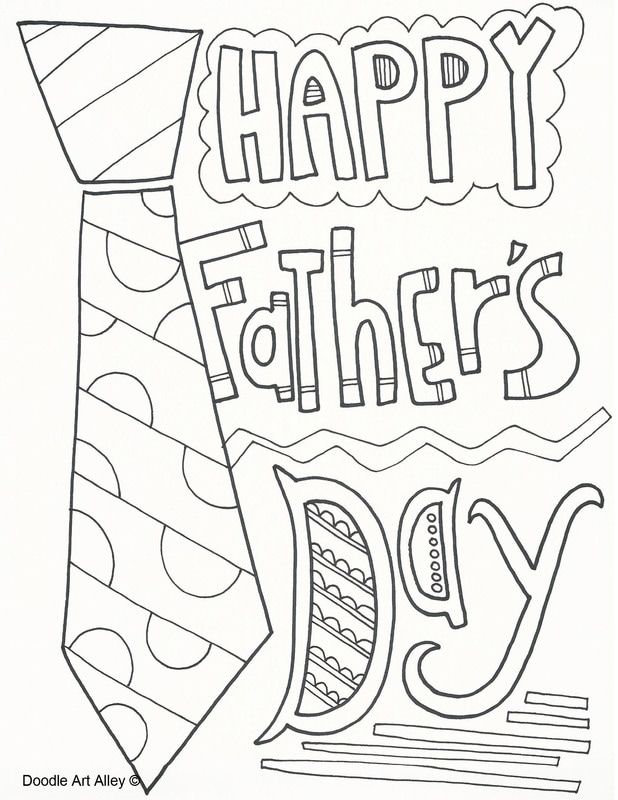 618x800 Holiday Coloring Pages From Doodle Art Alley Father's Day